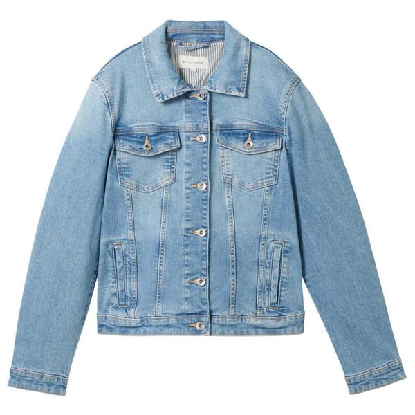 Tom Tailor Authentic Denimjakke Blå XL Kvinde