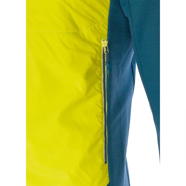 Trangoworld Trx2 Hybrid Lt Pro Fleecejacka Med Huva Gul L Man