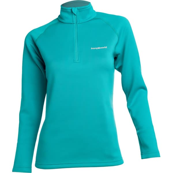 Trangoworld Nivi Fleece Med Halv Dragkedja Grönt M Kvinna