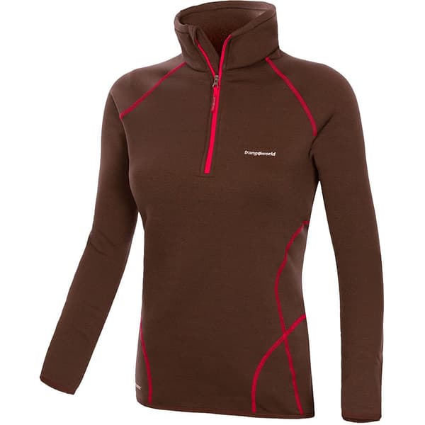 Trangoworld Pullover Rega 23 Fleece Brun S Kvinde