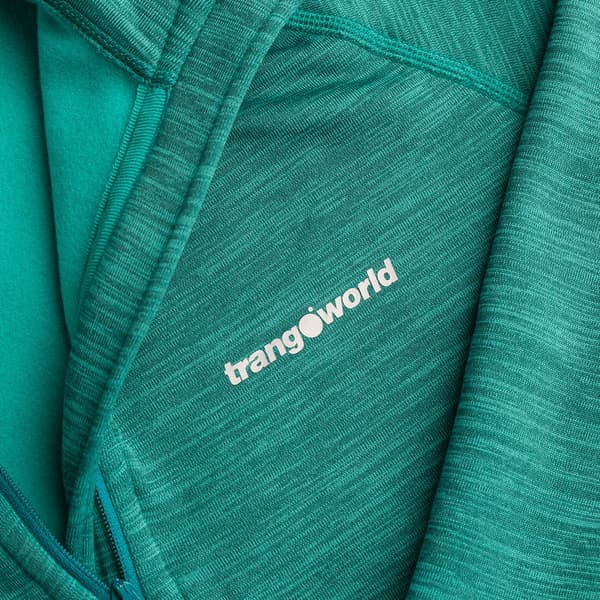 Trangoworld Nivi 45 Fleece Med Halv Dragkedja Grönt L Kvinna