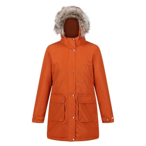 Regatta Voltera Parka Jakke Orange 16 Kvinde