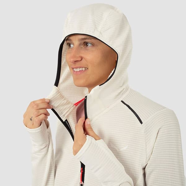 Salewa Pedroc Pl Jakke Hvid S Kvinde