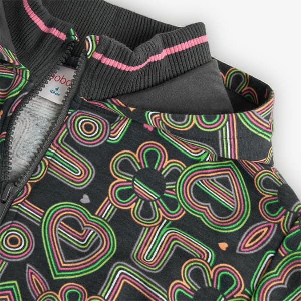 Boboli Fleece Printed Takki Vihreä 7 Years