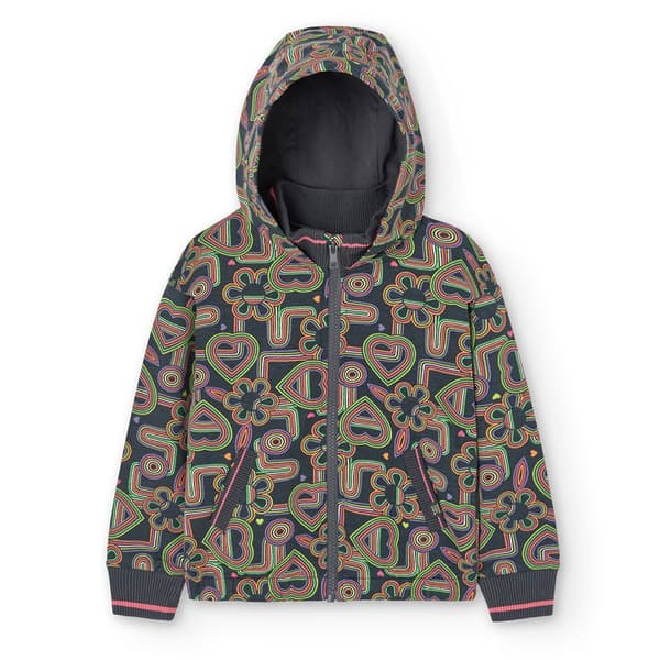 Boboli Fleece Printed Takki Vihreä 7 Years