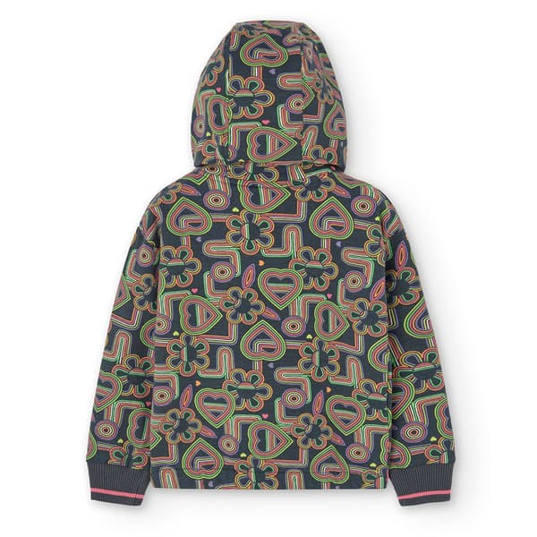 Boboli Fleece Printed Takki Vihreä 7 Years