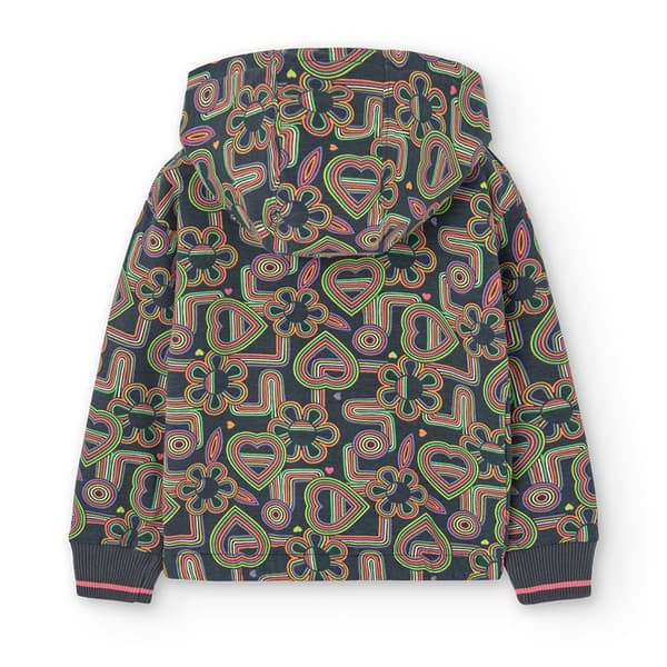 Boboli Fleece Printed Takki Vihreä 7 Years