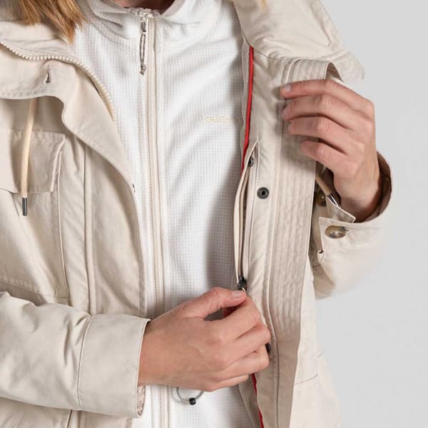 Craghoppers Nosilife Adventure Jakke Beige 40 Kvinde
