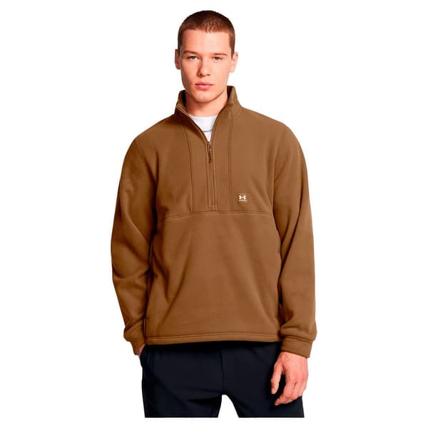 Under Armour Expanse Fleece Puolivetoketjullinen Fleecetakki Ruskea 2XL Mies