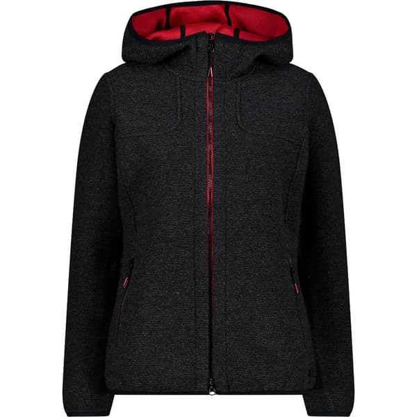 Cmp Fix Hood 32m1606 Jakke Sort M Kvinde