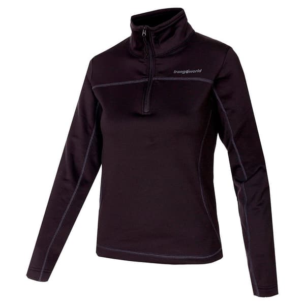 Trangoworld Bigge Fleece Med Halv Dragkedja Svart M Kvinna