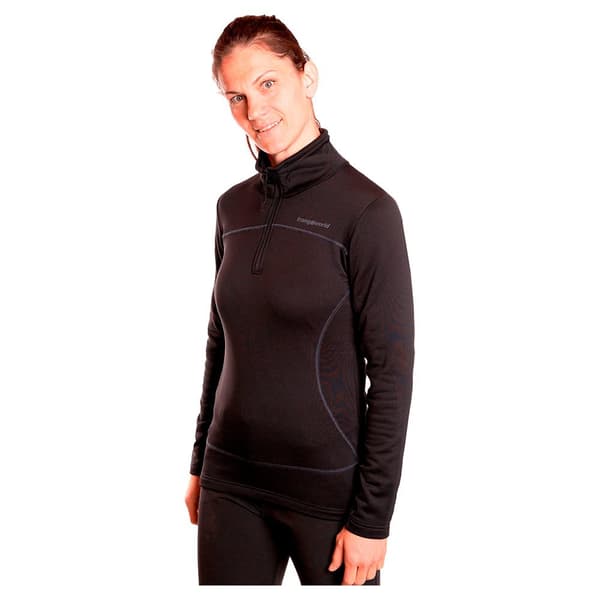 Trangoworld Bigge Fleece Med Halv Dragkedja Svart M Kvinna