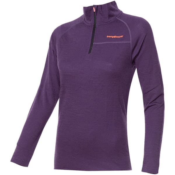 Trangoworld Trx2 Wool Pro Vd Puolivetoketjullinen Fleecetakki Violetti XL Nainen