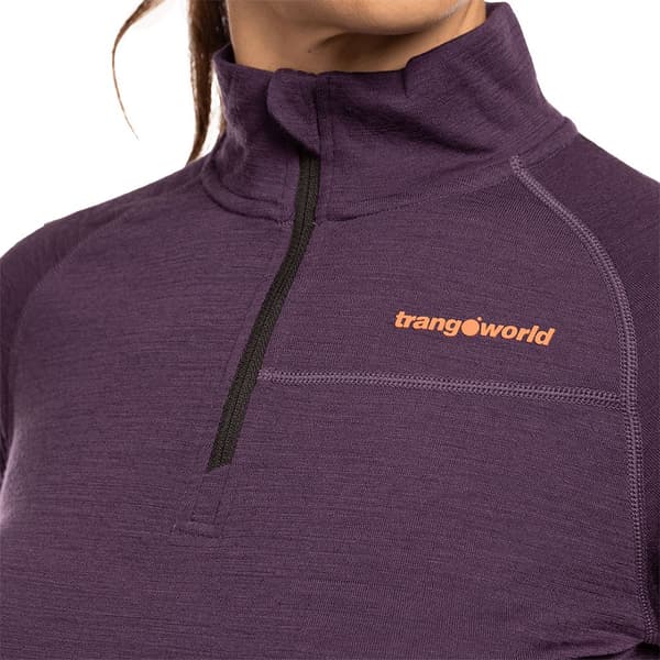 Trangoworld Trx2 Wool Pro Vd Puolivetoketjullinen Fleecetakki Violetti XL Nainen