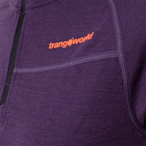 Trangoworld Trx2 Wool Pro Vd Puolivetoketjullinen Fleecetakki Violetti XL Nainen