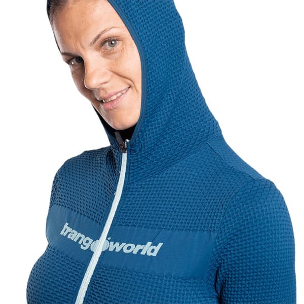 Trangoworld Myre Hupullinen Fleecetakki Sininen S Nainen