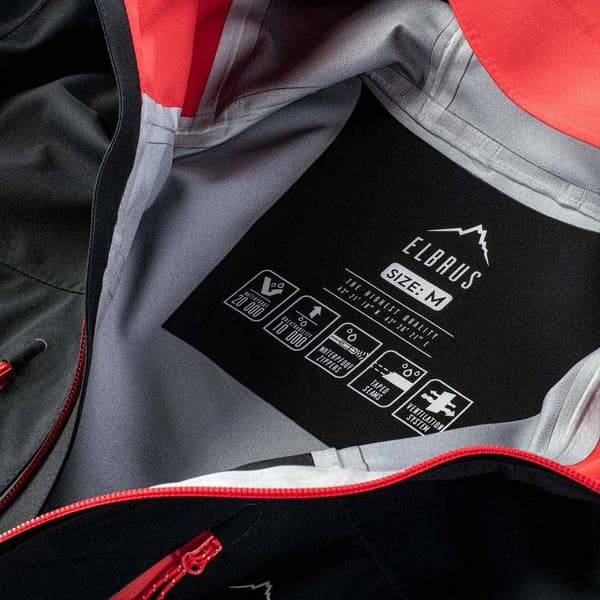 Elbrus Montoni Softshell-takki Musta S Mies