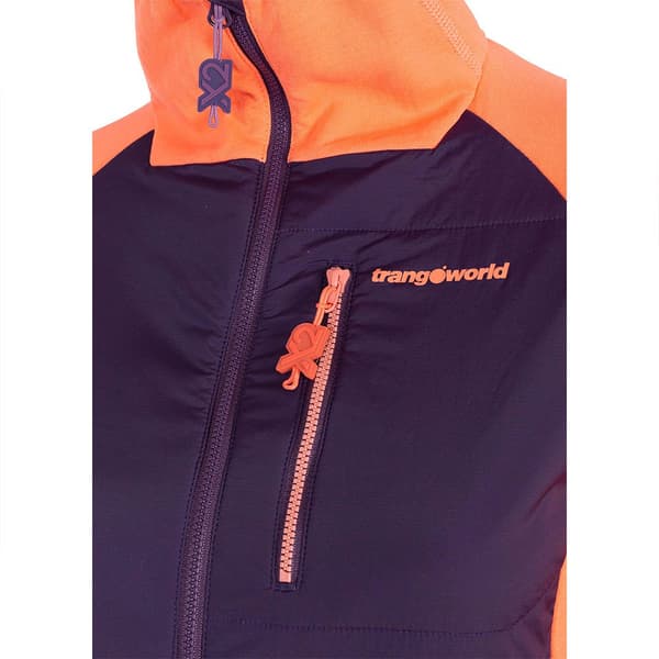 Trangoworld Trx2 Hybrid Lt Pro Fleecejakke Med Hætte Orange,Lilla XS Kvinde