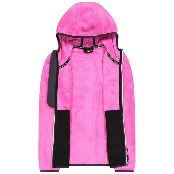 Cmp 38p1455 Fleecejacka Med Huva Rosa 4 Years