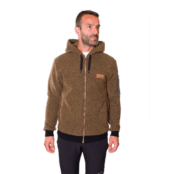 Trangoworld Tindaya Hupullinen Fleecetakki Ruskea XL Mies