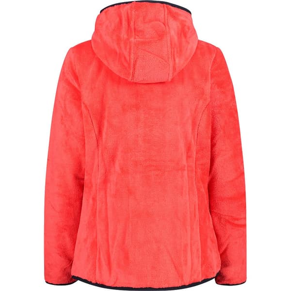 Cmp 38p1546 Fleecejacka Med Huva Orange 36 Kvinna