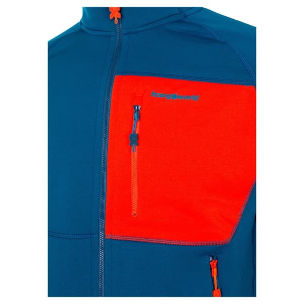 Trangoworld Trx2 Stretch Pro Hupullinen Fleecetakki Sininen S Mies