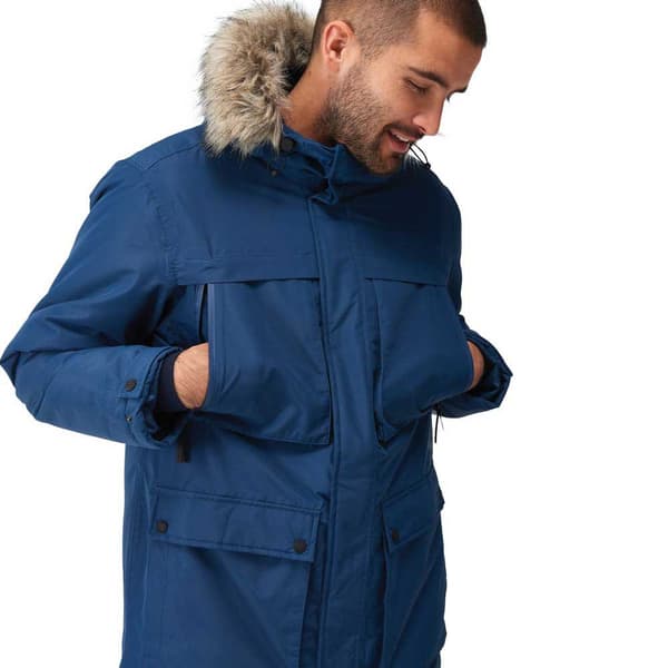 Regatta Volter Parka Jakke Blå 2XL Mand