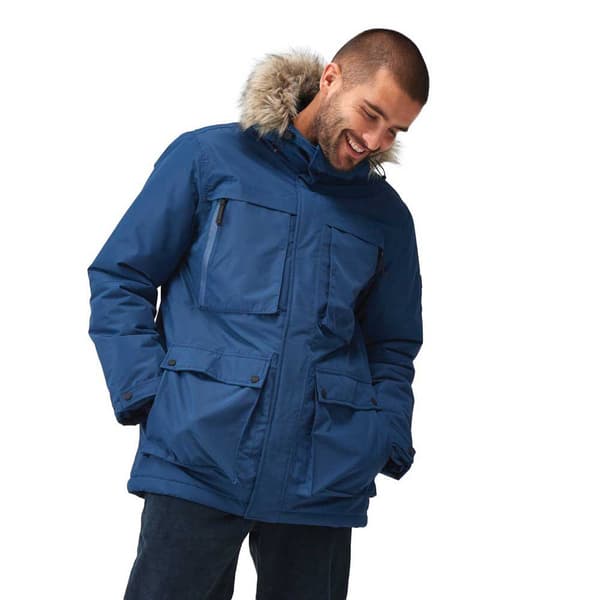 Regatta Volter Parka Jakke Blå 2XL Mand