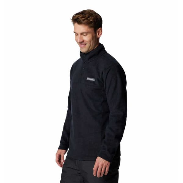 Columbia Steens Mountain™ Fleecejakke Med Halv Lynlås Sort L Mand