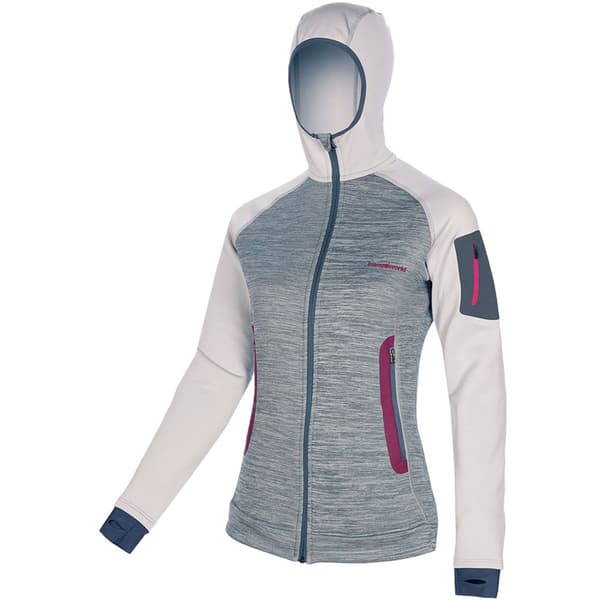 Trangoworld Asiego Hupullinen Fleecetakki Harmaa XS Nainen