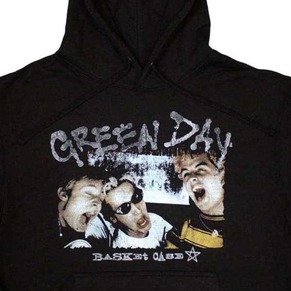 Green Day Basket Case Star Logo Pullover Hoodie