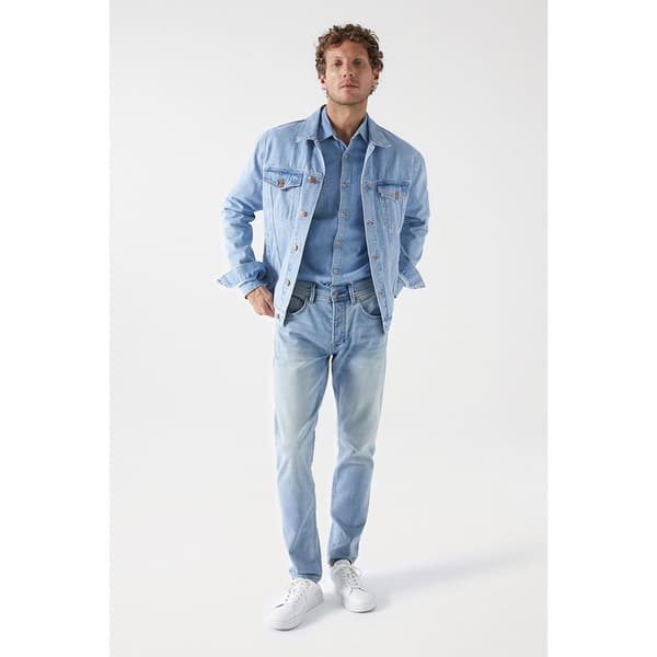 Salsa Jeans Trucker Denimjakke Blå M Mand