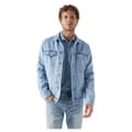 Miniatyrbillede 1 af 9: Salsa Jeans Trucker Denimjakke Blå M Mand
