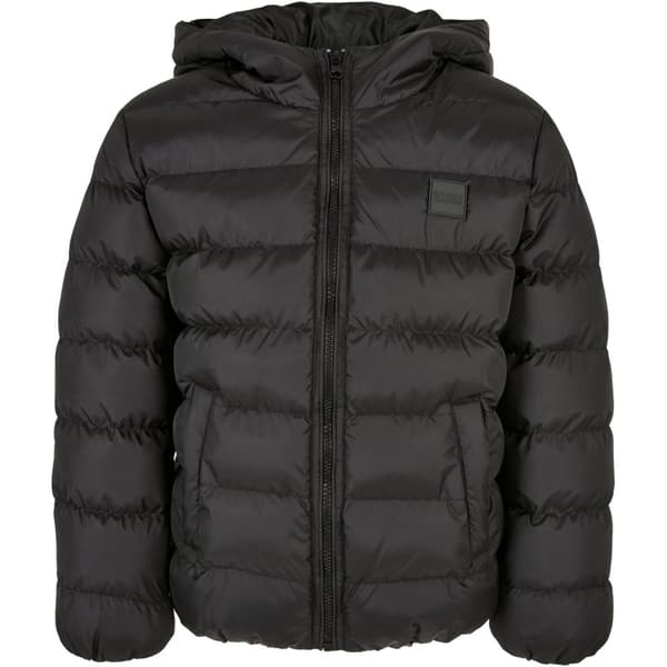 Urban Classics Basic Bubble Jakke Sort 134-140 cm Dreng