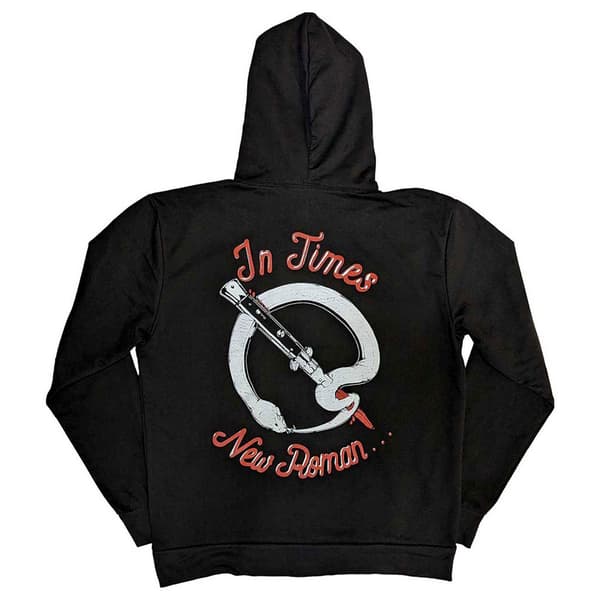 Queens Of The Stone Age Snake Logo Pullover Hoodie