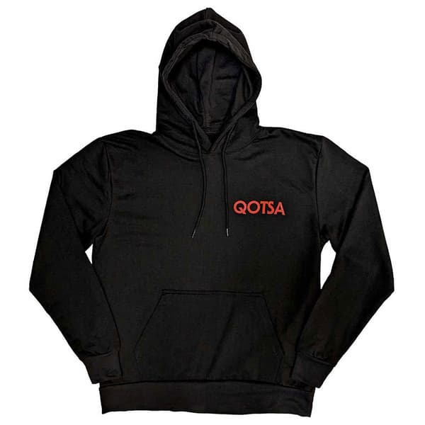 Queens Of The Stone Age Snake Logo Pullover Hoodie Black XXL