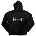 Miniatyrbild 4 av 4: HIM Heartagram Band Logo Pullover Hoodie