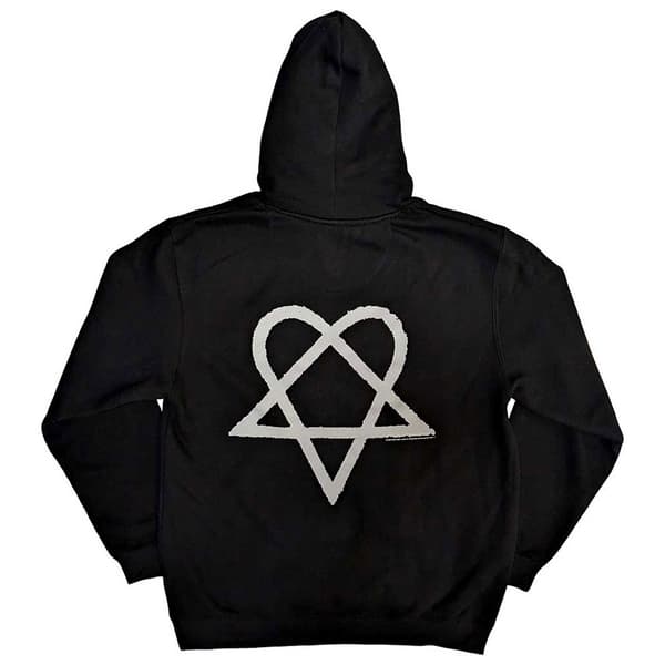 HIM Heartagram Band Logo Pullover Hoodie