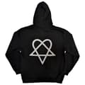 Miniatyrbild 2 av 4: HIM Heartagram Band Logo Pullover Hoodie