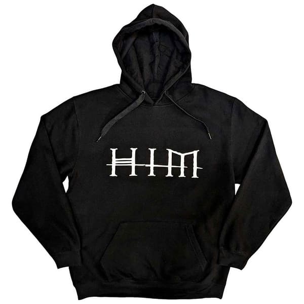 HIM Heartagram Band Logo Pullover Hoodie Black XXL