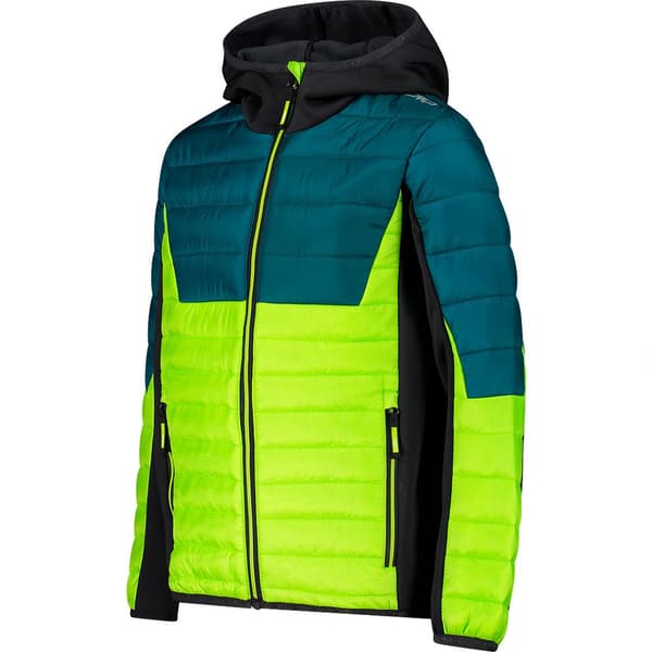 Cmp Hybrid Fix Hood 32z4474 Jakke Grøn 3 Years Dreng