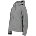 Miniatyrbillede 3 af 4: Cmp Zip Hood 32a1416 Softshelljakke Grå XS Kvinde