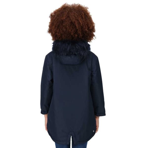 Regatta Adelyn Parka Sort 7-8 Years Dreng