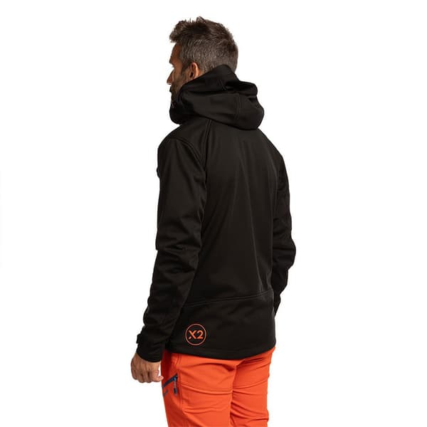 Trangoworld Trx2 Soft Pro Dr Fleecejakke Med Hætte Sort XL Mand
