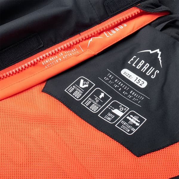 Elbrus Poul Tb Jacka Orange 12 Years Pojke