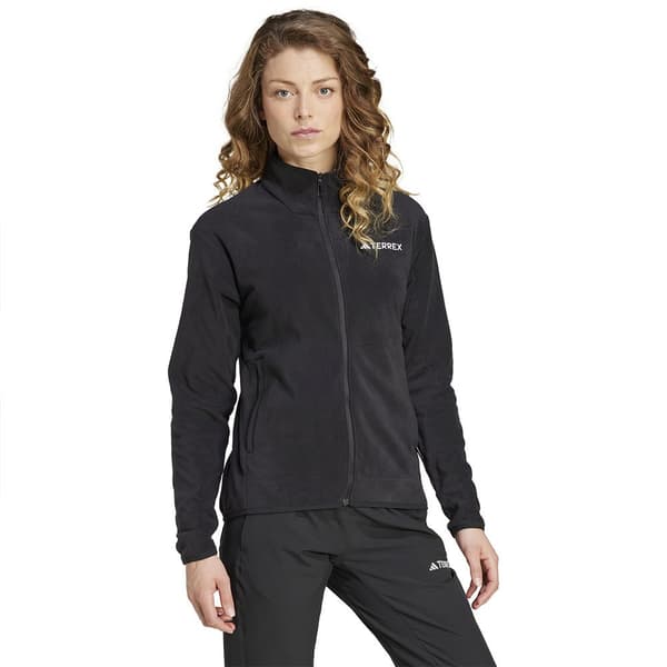 Adidas Terrex Multi Fleecejakke Med Fuld Lynlås Sort S Kvinde