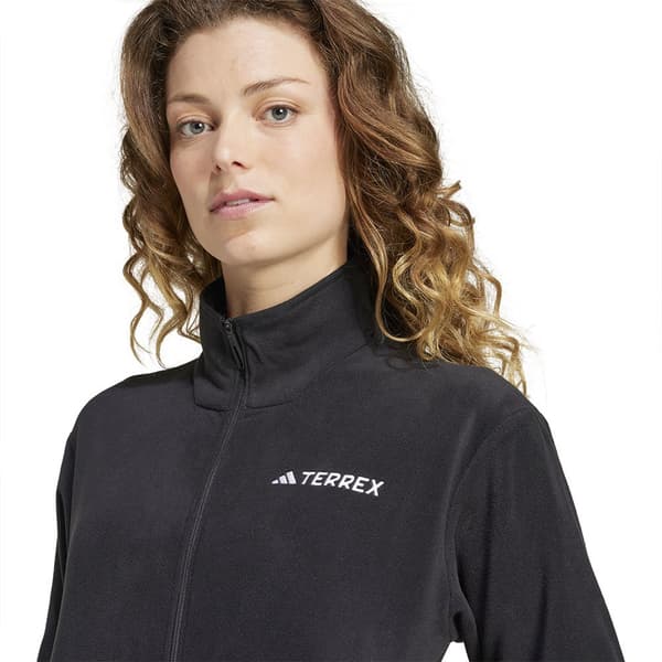 Adidas Terrex Multi Fleecejakke Med Fuld Lynlås Sort S Kvinde