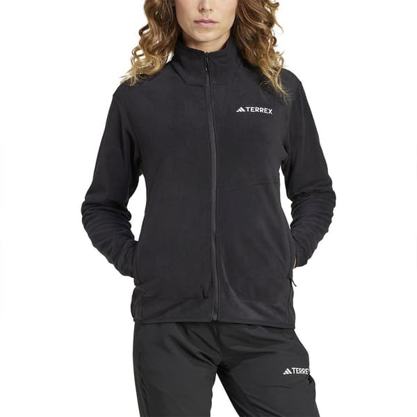 Adidas Terrex Multi Fleecejakke Med Fuld Lynlås Sort S Kvinde
