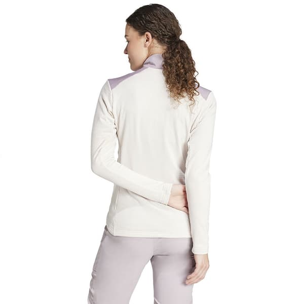 Adidas Terrex Multi Light Fleecejakke Med Fuld Lynlås Hvid,Grå S Kvinde