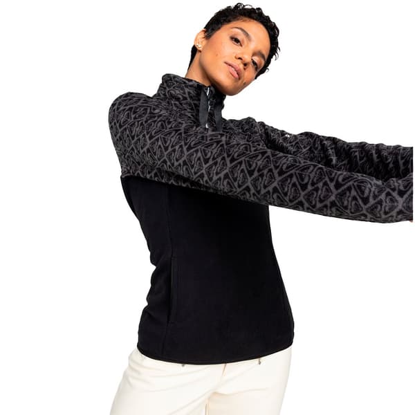 Roxy Sayna Fleece Med Halv Dragkedja  XL Kvinna